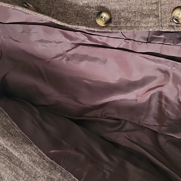 Envision Studio Brown Wool-Blend Military Style Blazer Jacket – Size 4 - Picture 4 of 5